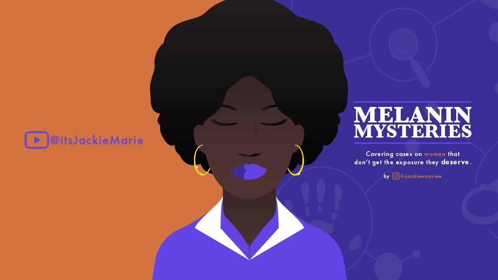 Illustration and logo design for Melanin Mysteries YouTube show.